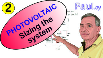 Photovoltaic systems, YouTube video 02, sizing the system